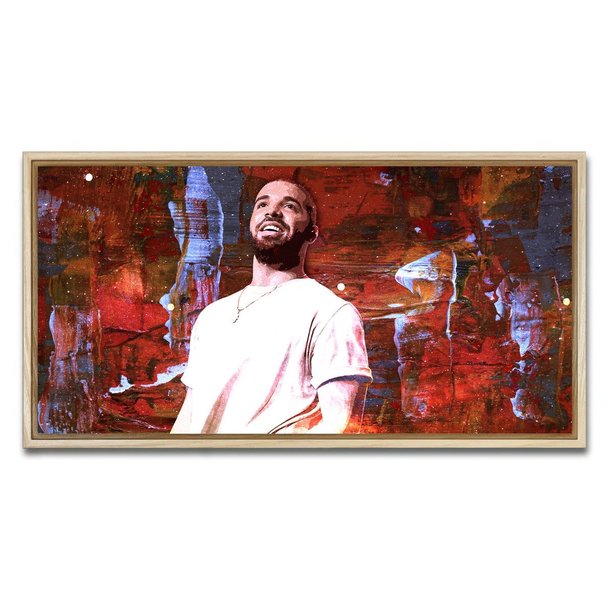 AUTO-MOCKUP WHITE | Drake Abstract | 1 Piece | Natural Framed Canvas | group=2x1