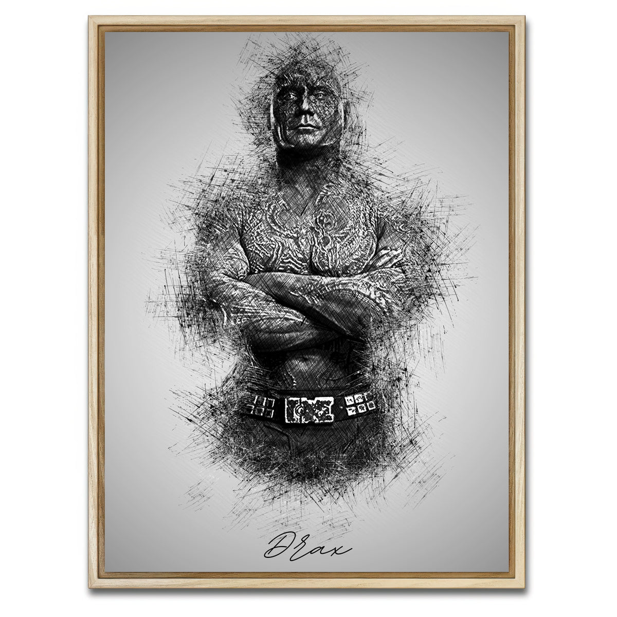 AUTO-MOCKUP WHITE | Drax | 1 Piece | Natural Framed Canvas | group=3x4