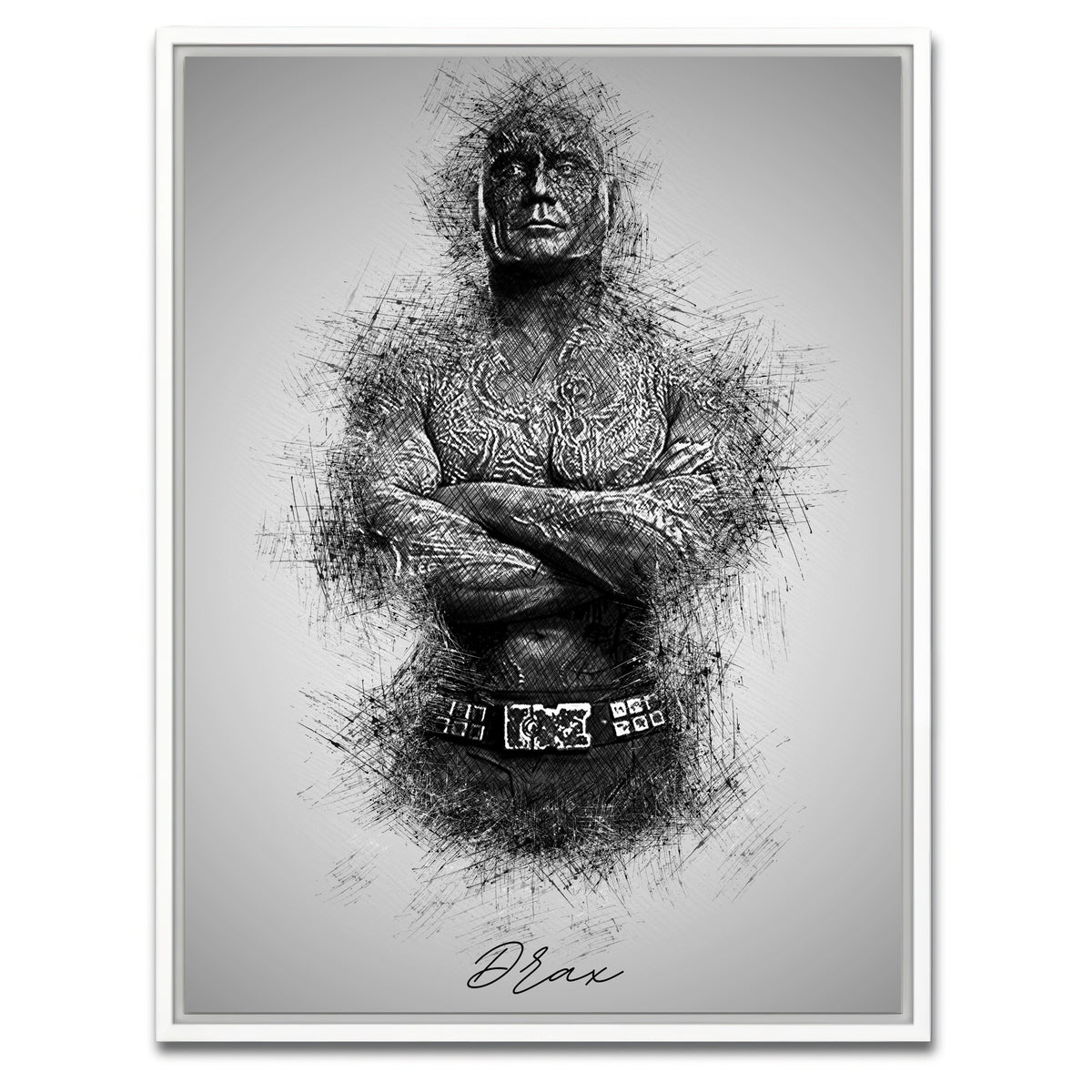 AUTO-MOCKUP WHITE | Drax | 1 Piece | White Framed Canvas | group=3x4