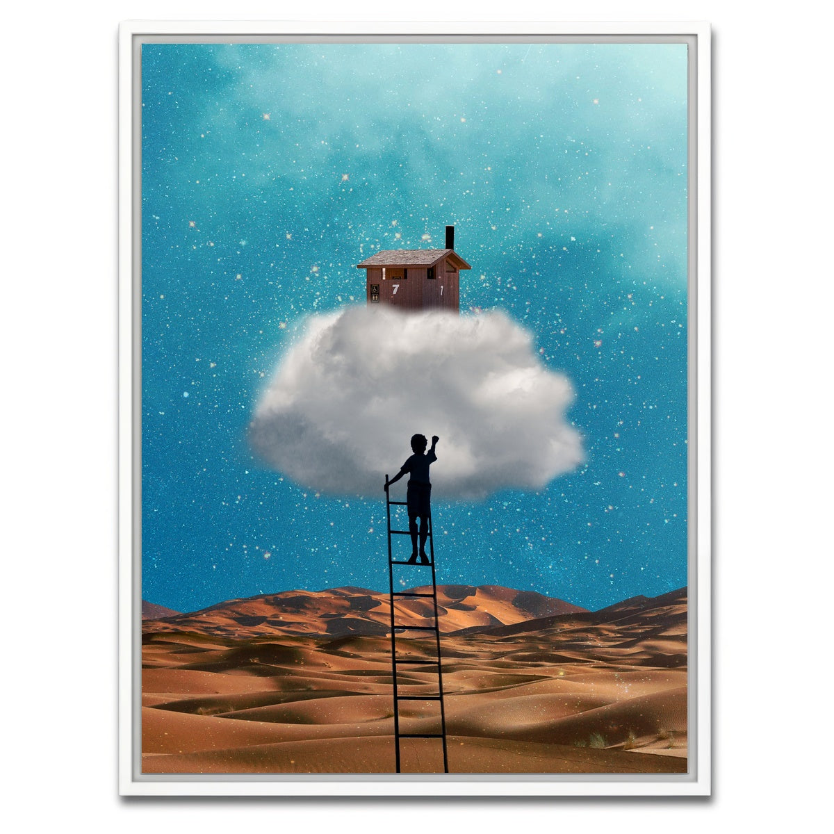 AUTO-MOCKUP WHITE | Dream 2 | 1 Piece | White Framed Canvas | group=3x4