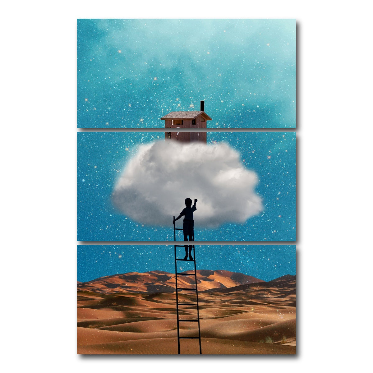 AUTO-MOCKUP WHITE | Dream 2 | 3 Piece | Gallery Wrap Canvas | group=12x24_stacked