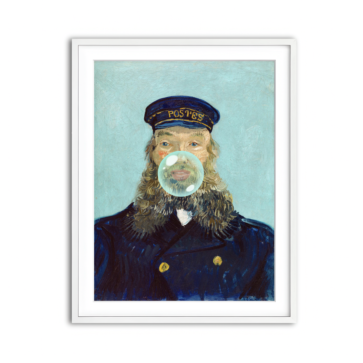 Framed Print 3x4 White