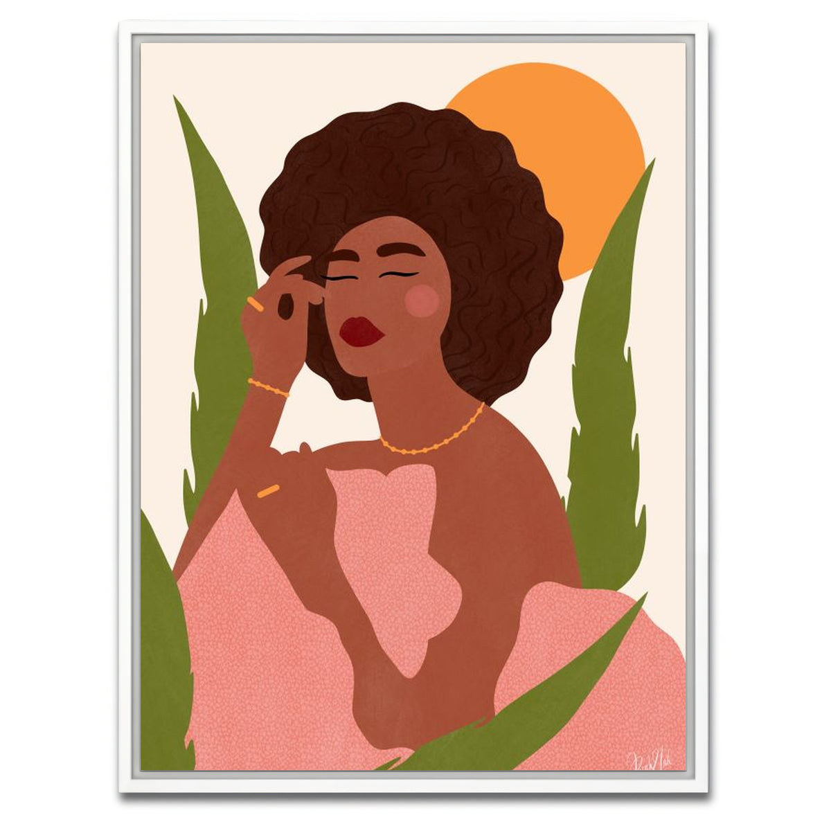 AUTO-MOCKUP WHITE | Dreaming of Boogie Nights | 1 Piece | White Framed Canvas | group=3x4