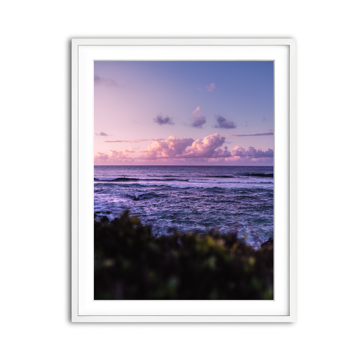 Framed Print 3x4 White