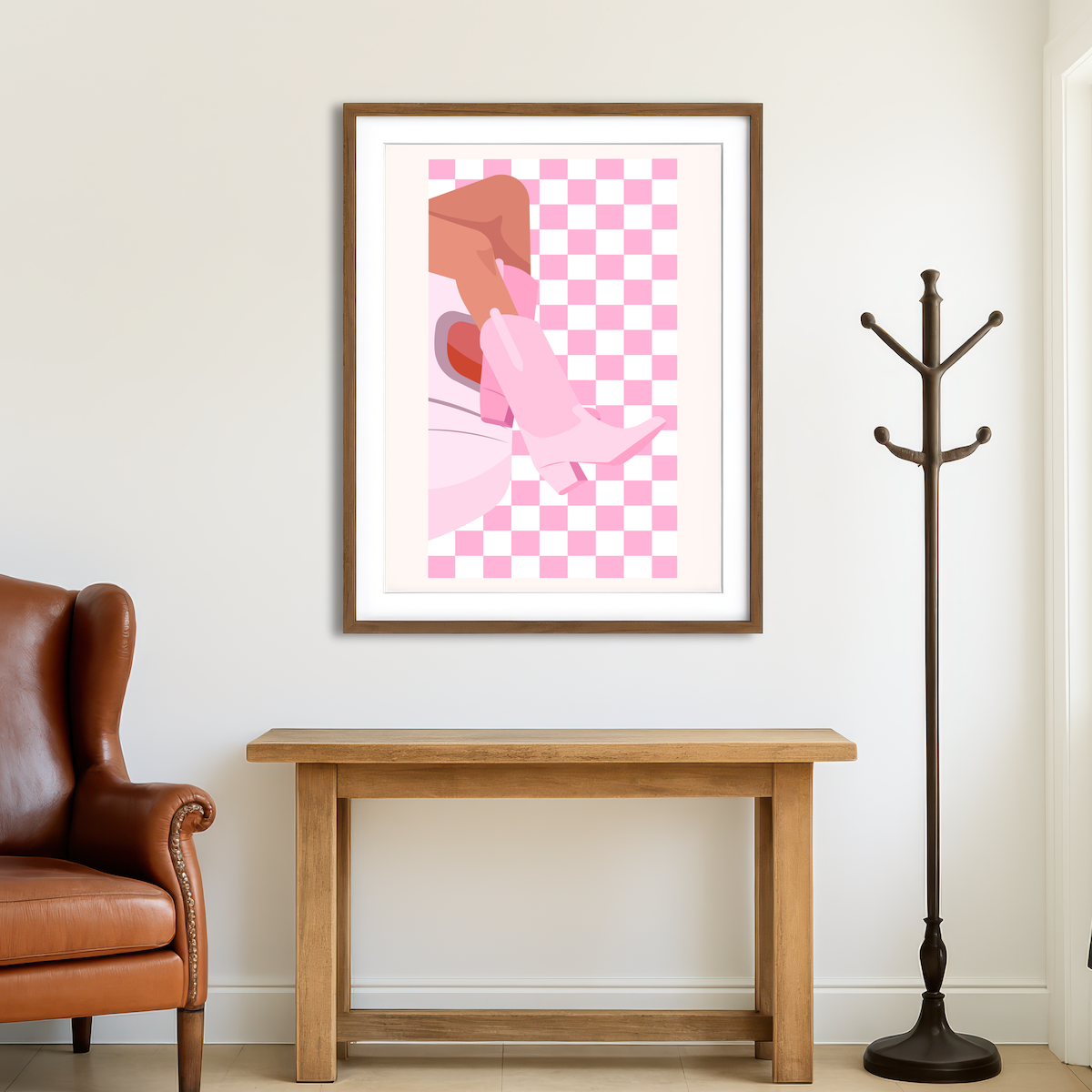 AUTO-MOCKUP ROOM | Dress To Impress Wall Art