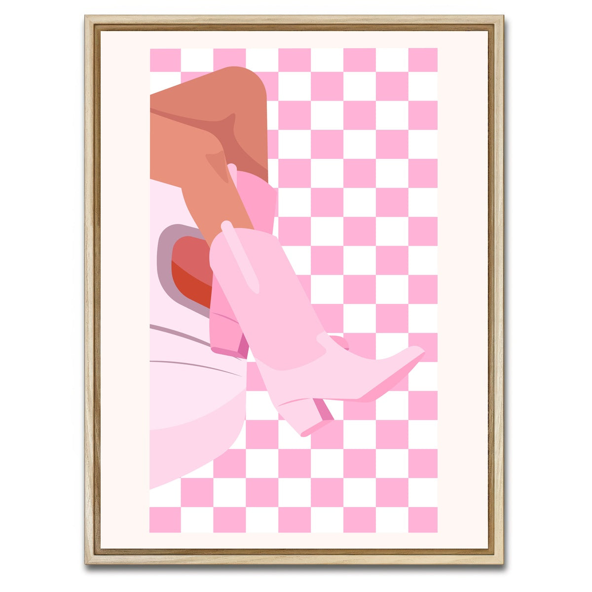 AUTO-MOCKUP WHITE | Dress to Impress | 1 Piece | Natural Framed Canvas | group=3x4