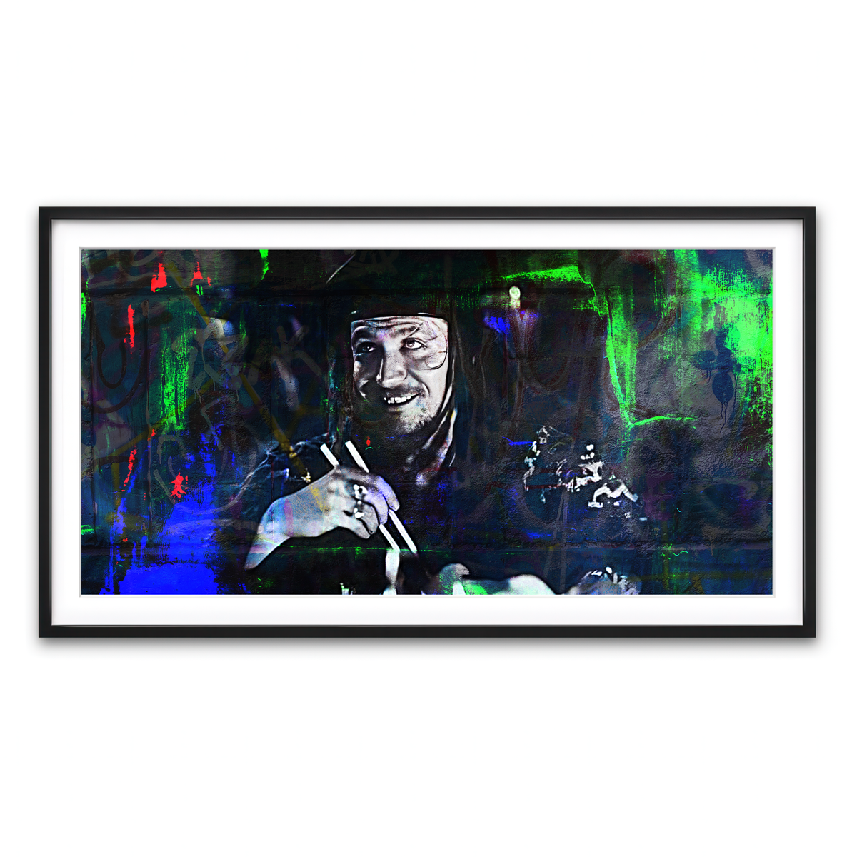 Framed Print 2x1 Black