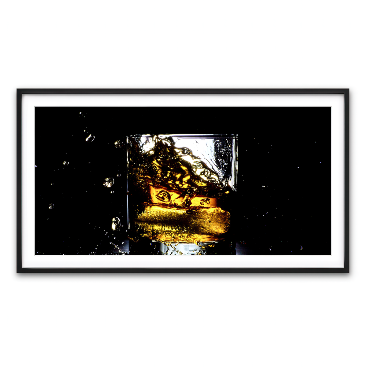 Framed Print 2x1 Black