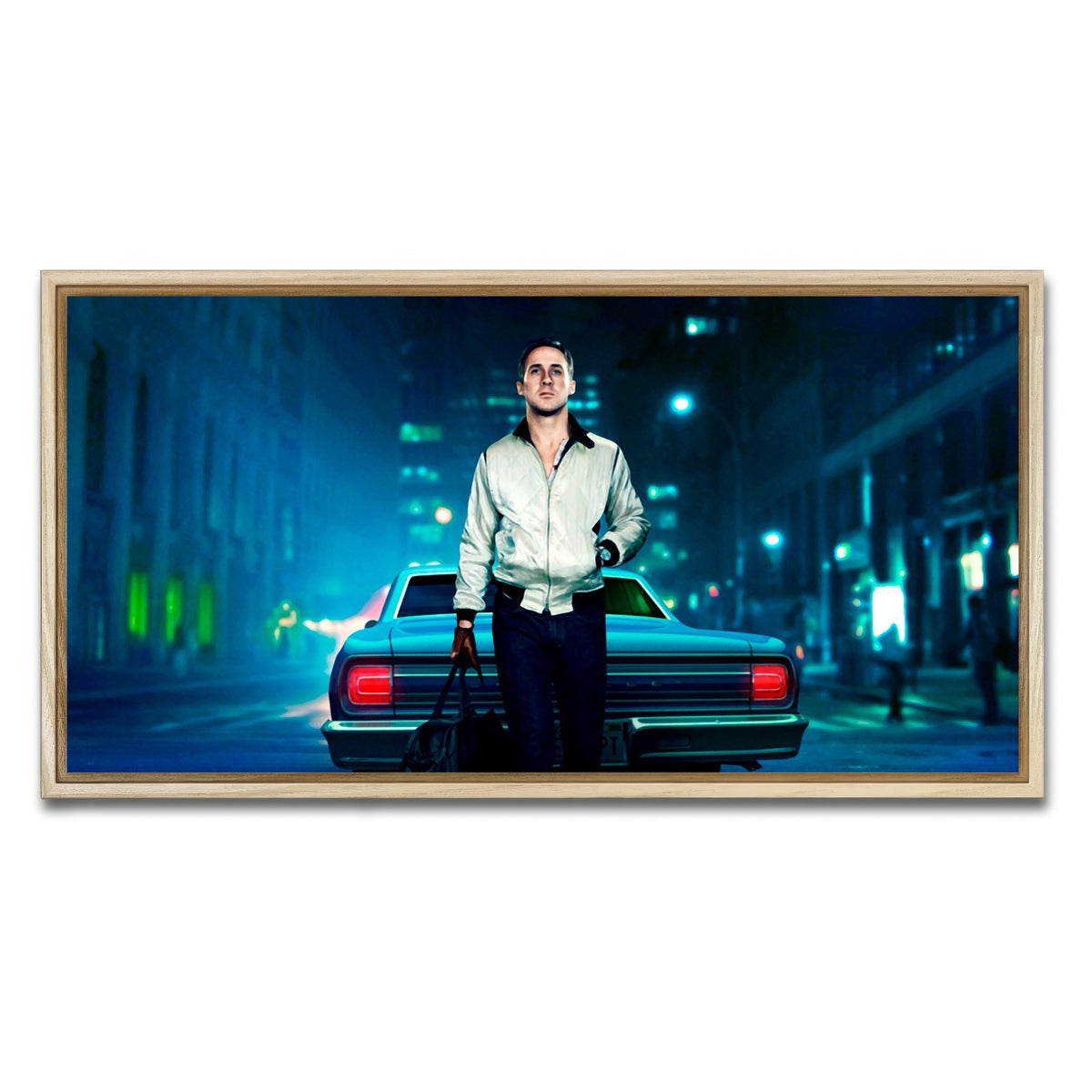 AUTO-MOCKUP WHITE | Drive Wall Art | 1 Piece | Natural Frame | group=2x1