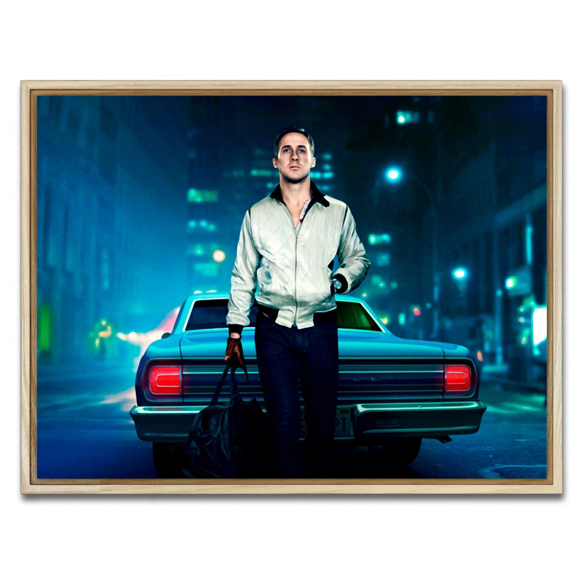 AUTO-MOCKUP WHITE | Drive Wall Art | 1 Piece | Natural Frame | group=4x3