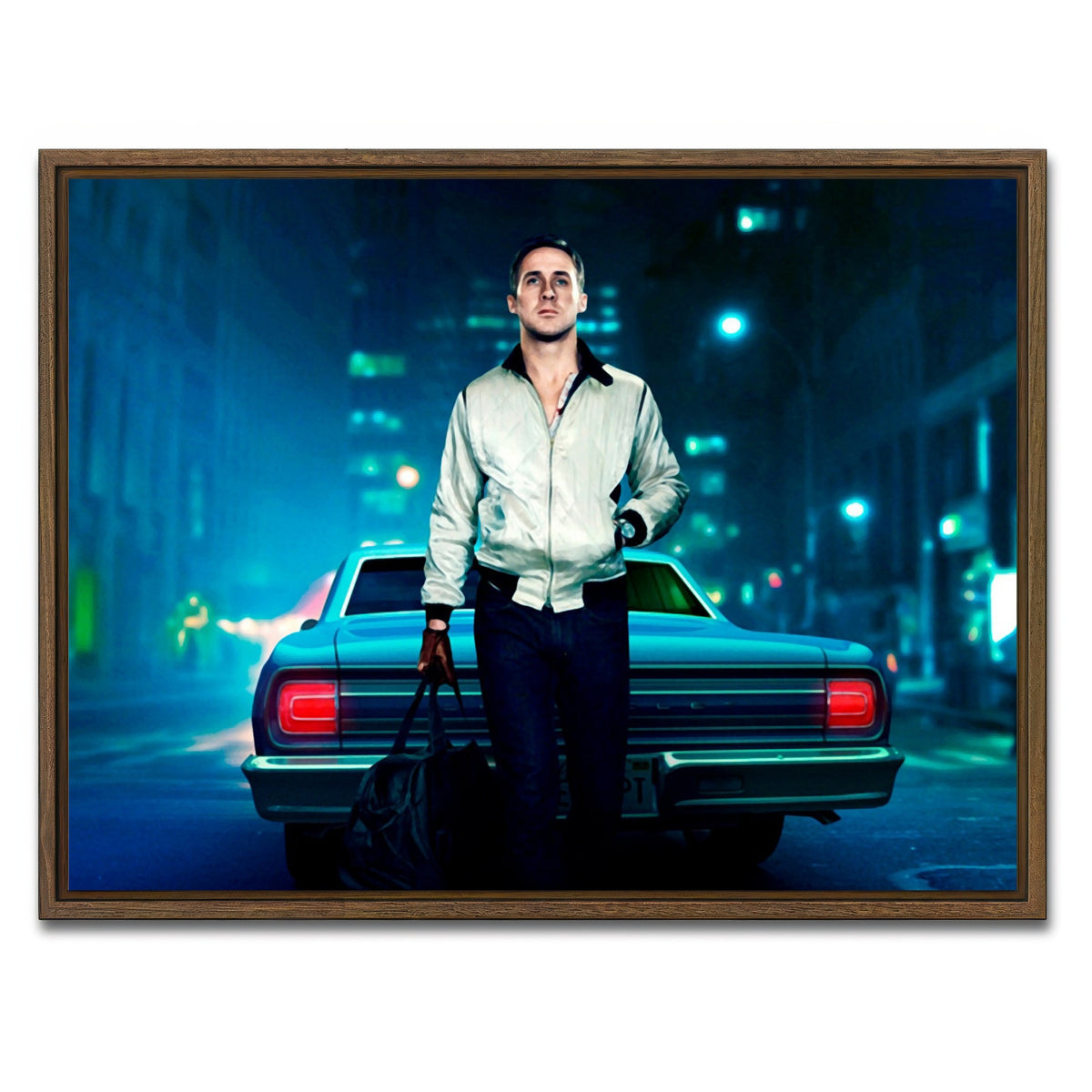 AUTO-MOCKUP WHITE | Drive Wall Art | 1 Piece | Walnut Frame | group=4x3