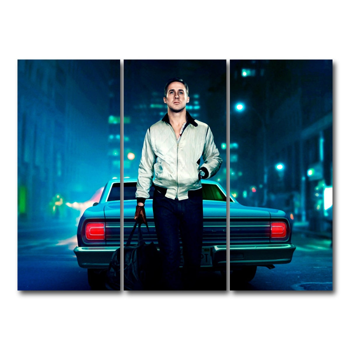 AUTO-MOCKUP WHITE | Drive Wall Art | 3 Piece | Gallery Wrapped | group=8x18