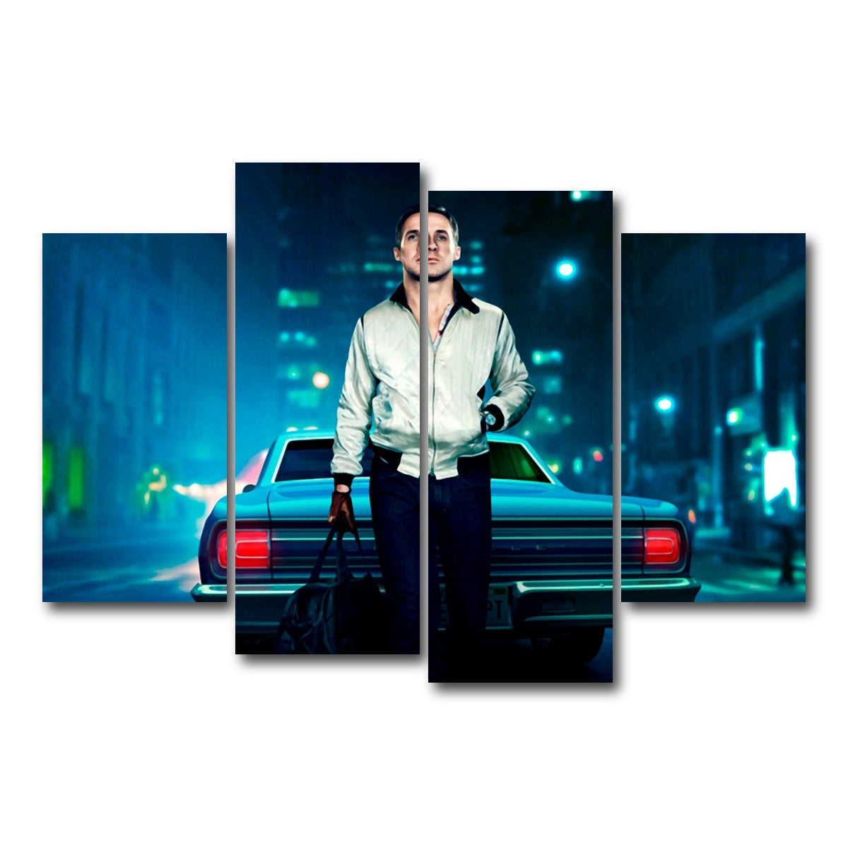 AUTO-MOCKUP WHITE | Drive Wall Art | 4 Piece | Gallery Wrapped | group=4_short
