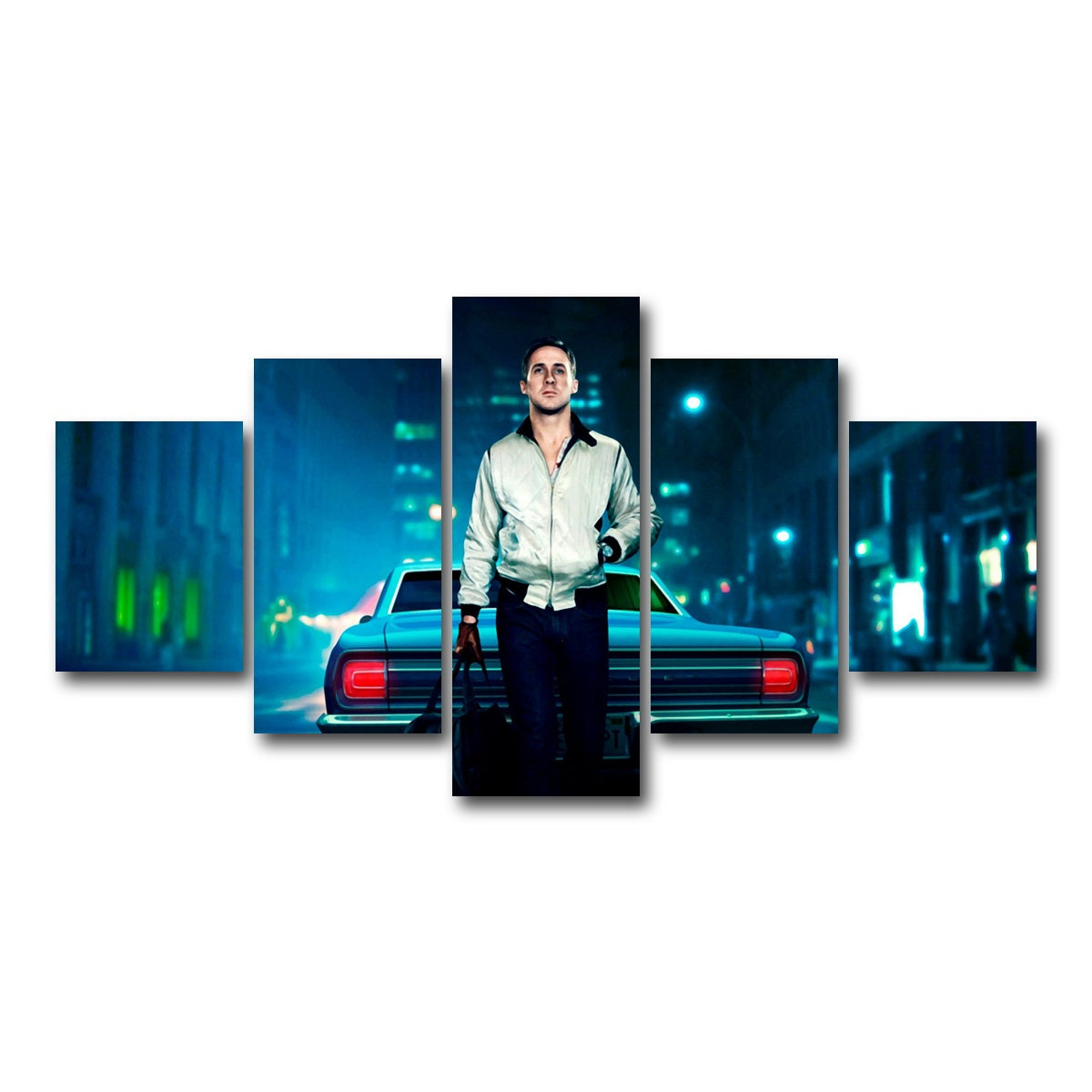 AUTO-MOCKUP WHITE | Drive Wall Art | 5 Piece | Gallery Wrapped | group=5_short