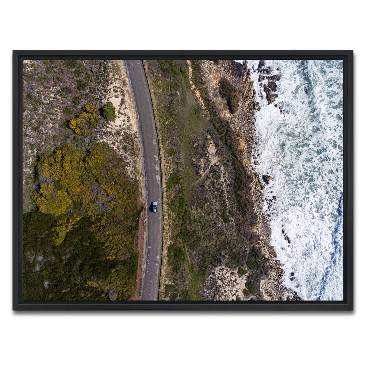 AUTO-MOCKUP WHITE | Drive With A View | 1 Piece | Black Framed Canvas | group=4x3