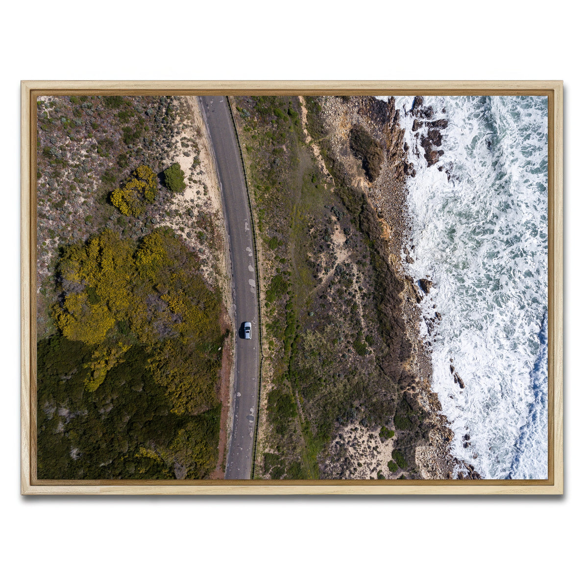 AUTO-MOCKUP WHITE | Drive With A View | 1 Piece | Natural Framed Canvas | group=4x3