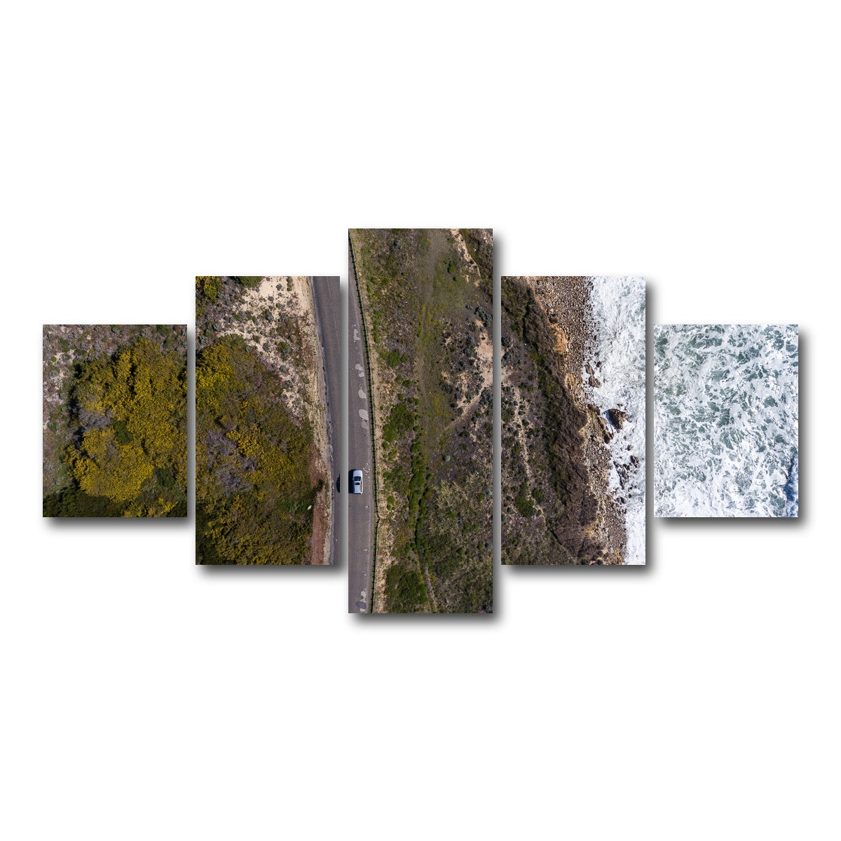 AUTO-MOCKUP WHITE | Drive With A View | 5 Piece | Gallery Wrap Canvas | group=5_short