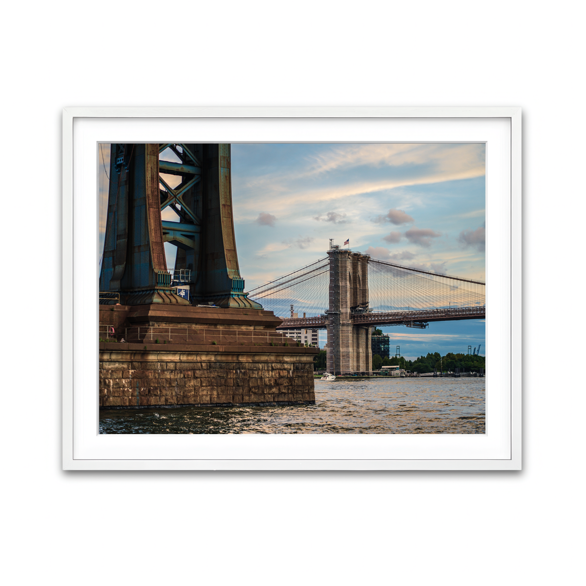 Framed Print 4x3 White