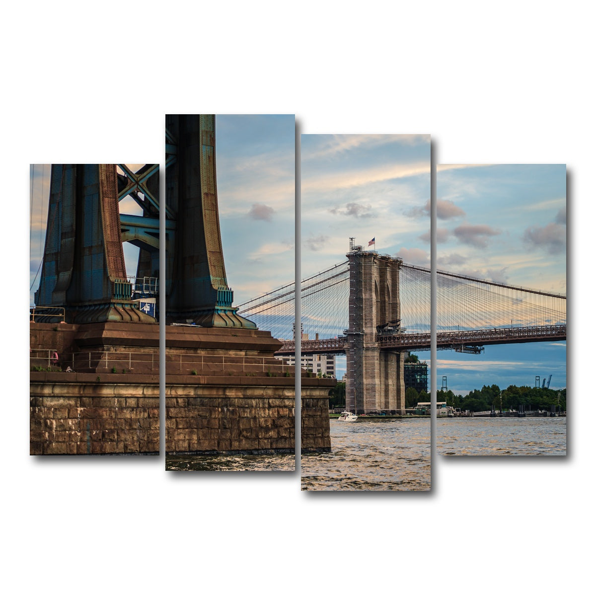 AUTO-MOCKUP WHITE | Dual Bridges | 4 Piece | Gallery Wrap Canvas | group=4_normal