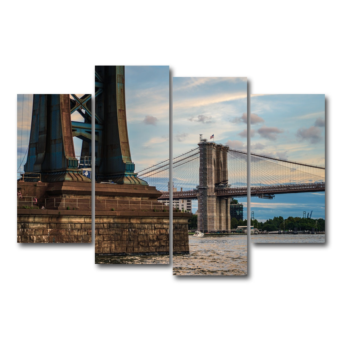 AUTO-MOCKUP WHITE | Dual Bridges | 4 Piece | Gallery Wrap Canvas | group=4_short