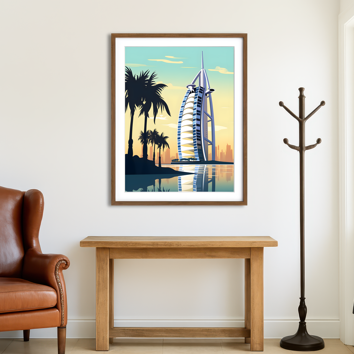 AUTO-MOCKUP ROOM | Dubai - Burj Al Arab Wall Art