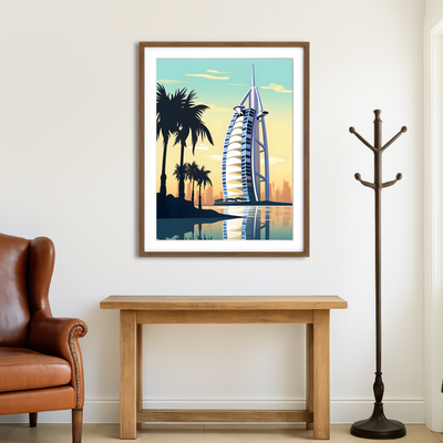 AUTO-MOCKUP ROOM | Dubai - Burj Al Arab Wall Art