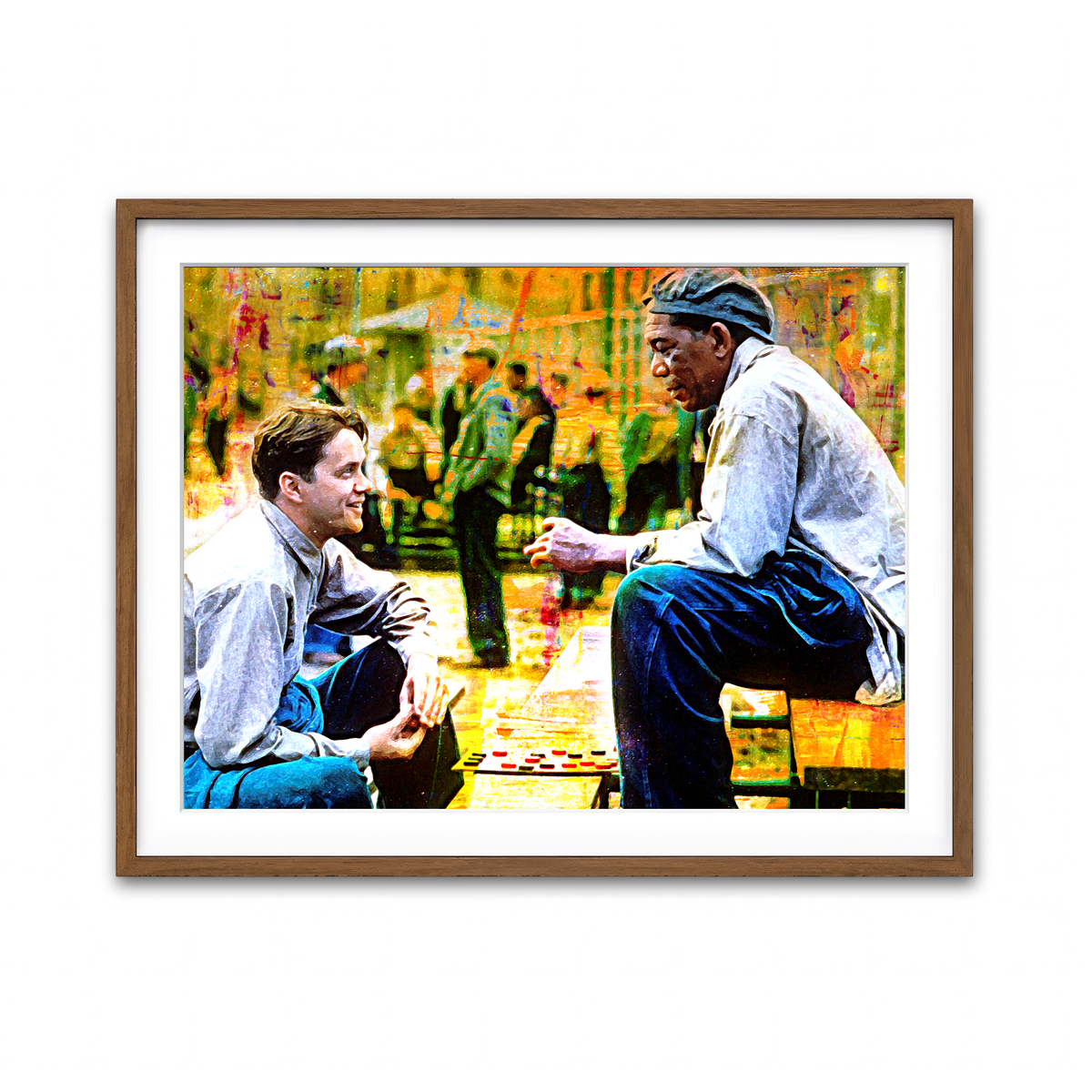 Framed Print 4x3 Walnut