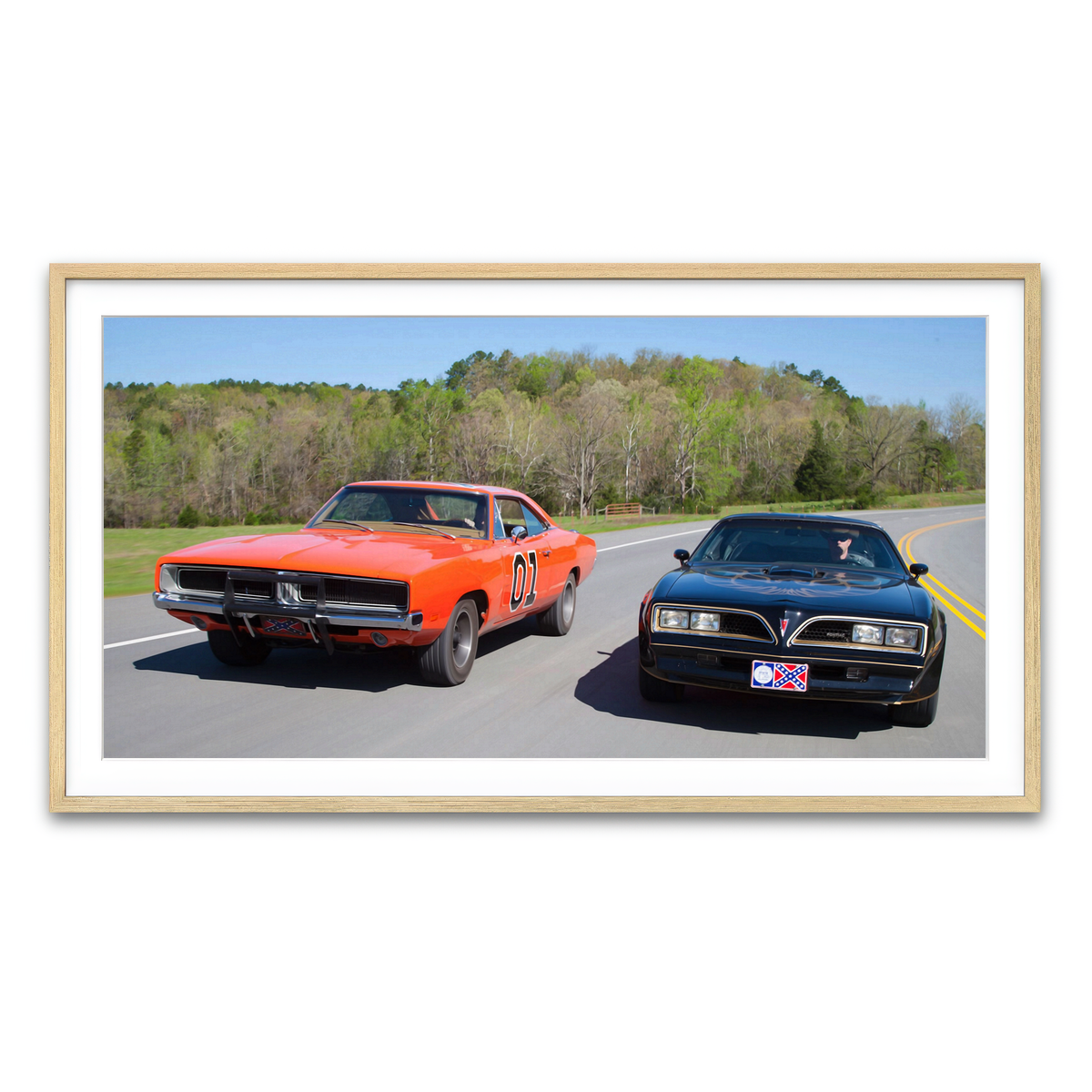 Framed Print 2x1 Natural