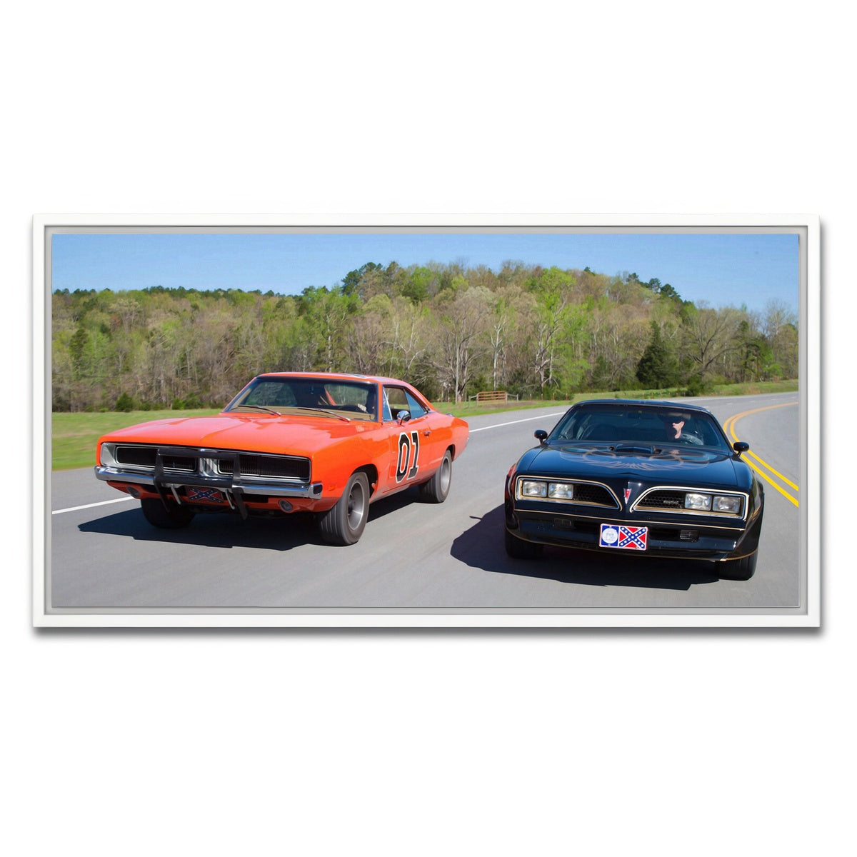 AUTO-MOCKUP WHITE | Dukes - Smokey | 1 Piece | White Framed Canvas | group=2x1