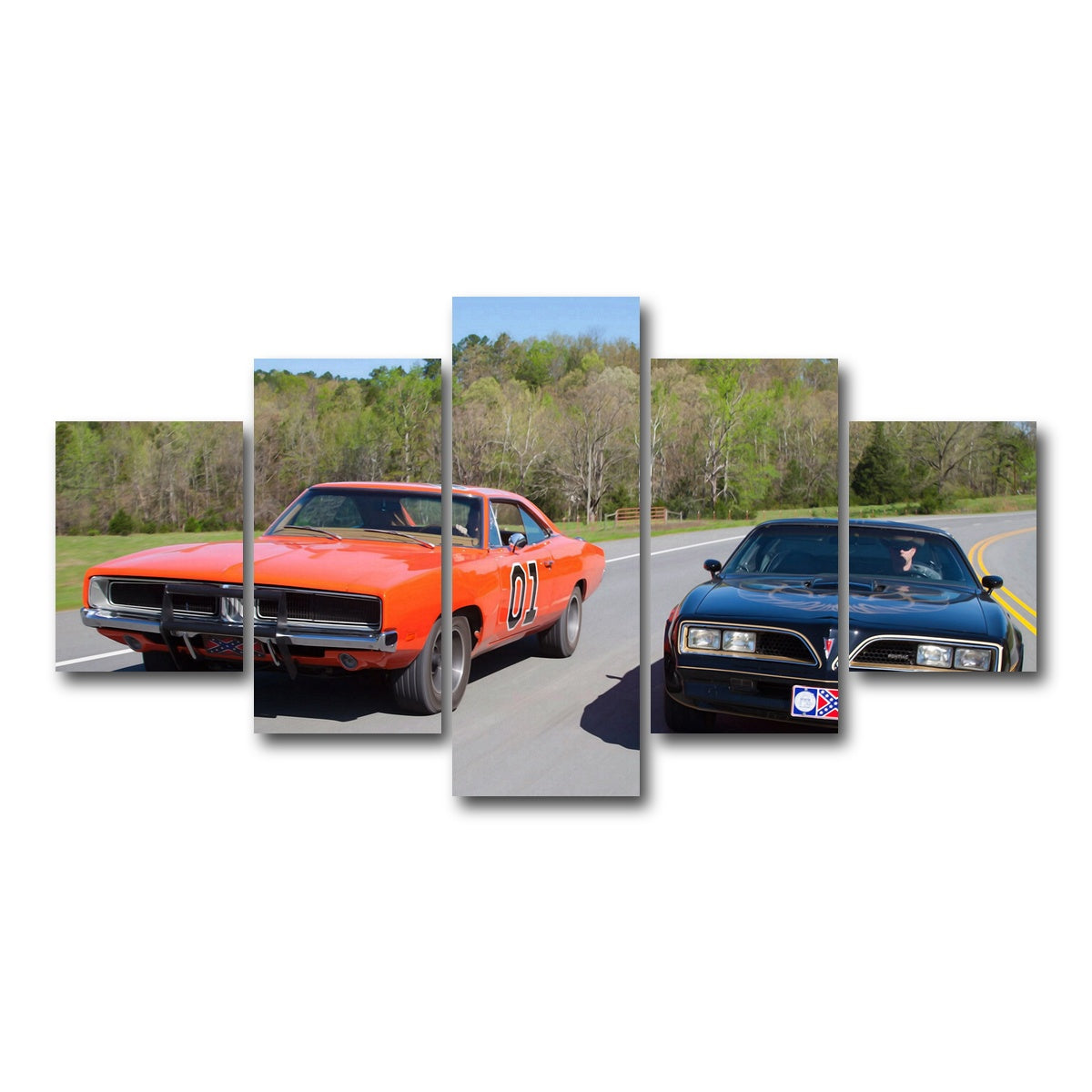 AUTO-MOCKUP WHITE | Dukes - Smokey | 5 Piece | Gallery Wrap Canvas | group=5_short