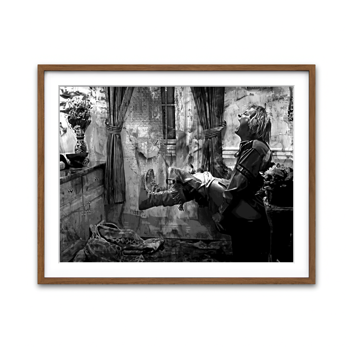 Framed Print 4x3 Walnut