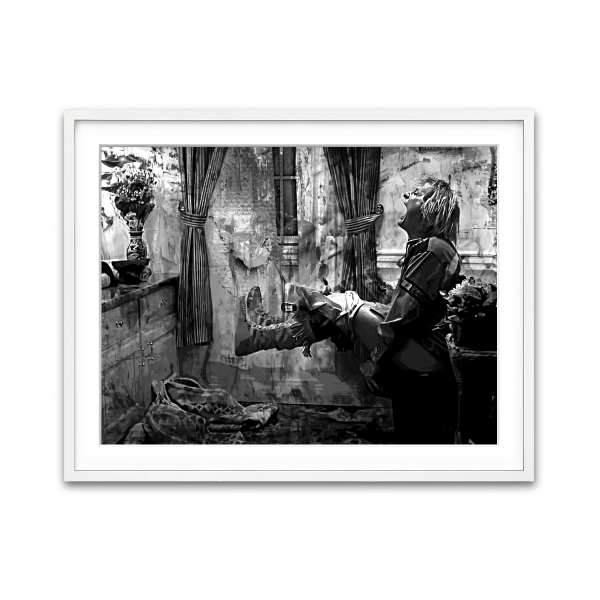 Framed Print 4x3 White