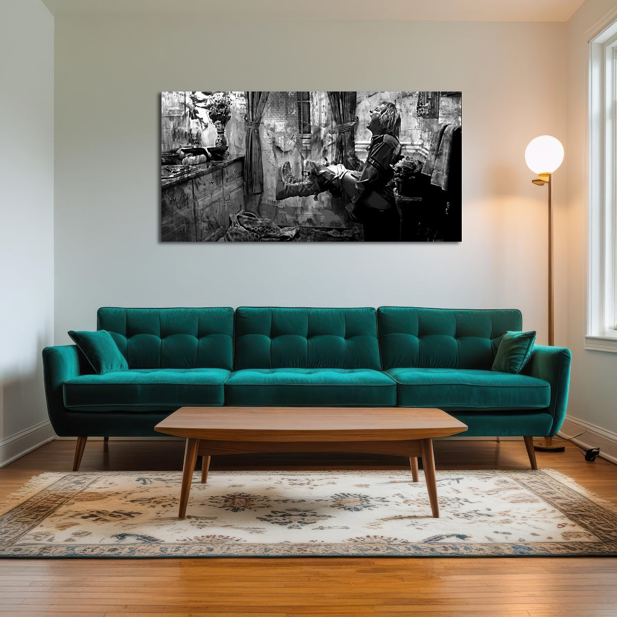 AUTO-MOCKUP ROOM | Dumb & Dumber Bathroom Decor Grayscale