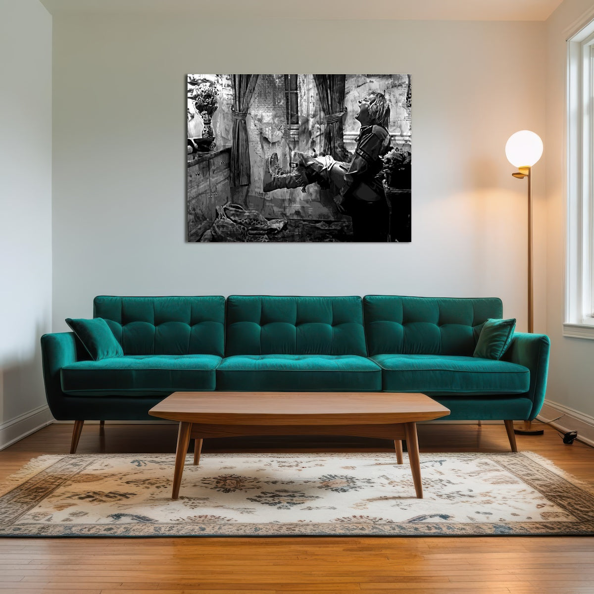 AUTO-MOCKUP ROOM | Dumb & Dumber Bathroom Decor Grayscale