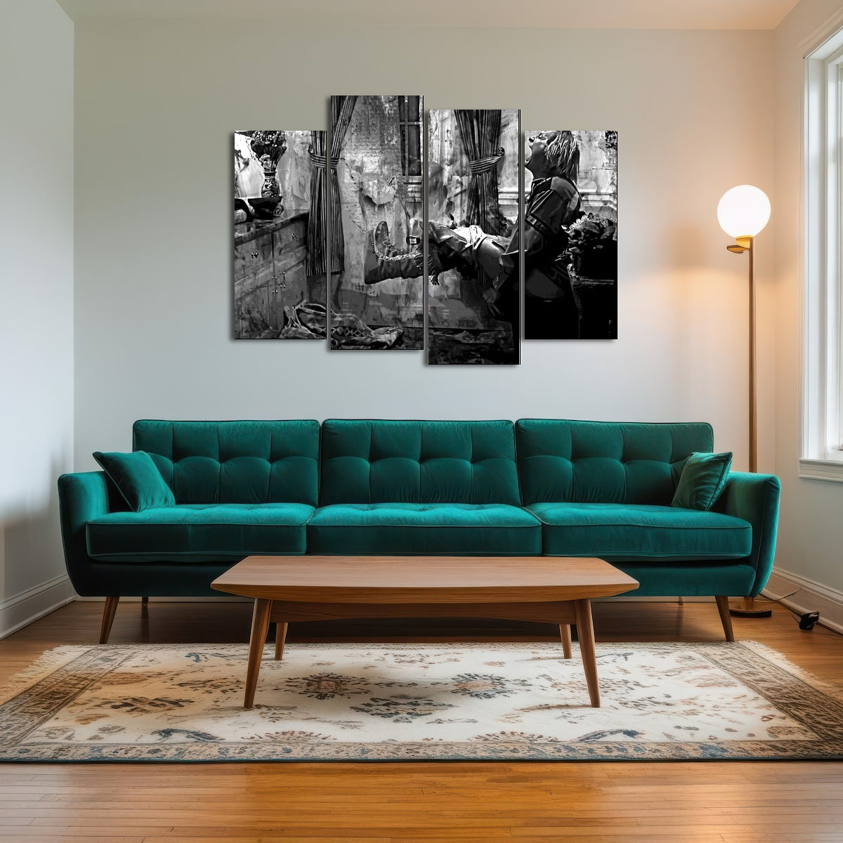 AUTO-MOCKUP ROOM | Dumb & Dumber Bathroom Decor Grayscale