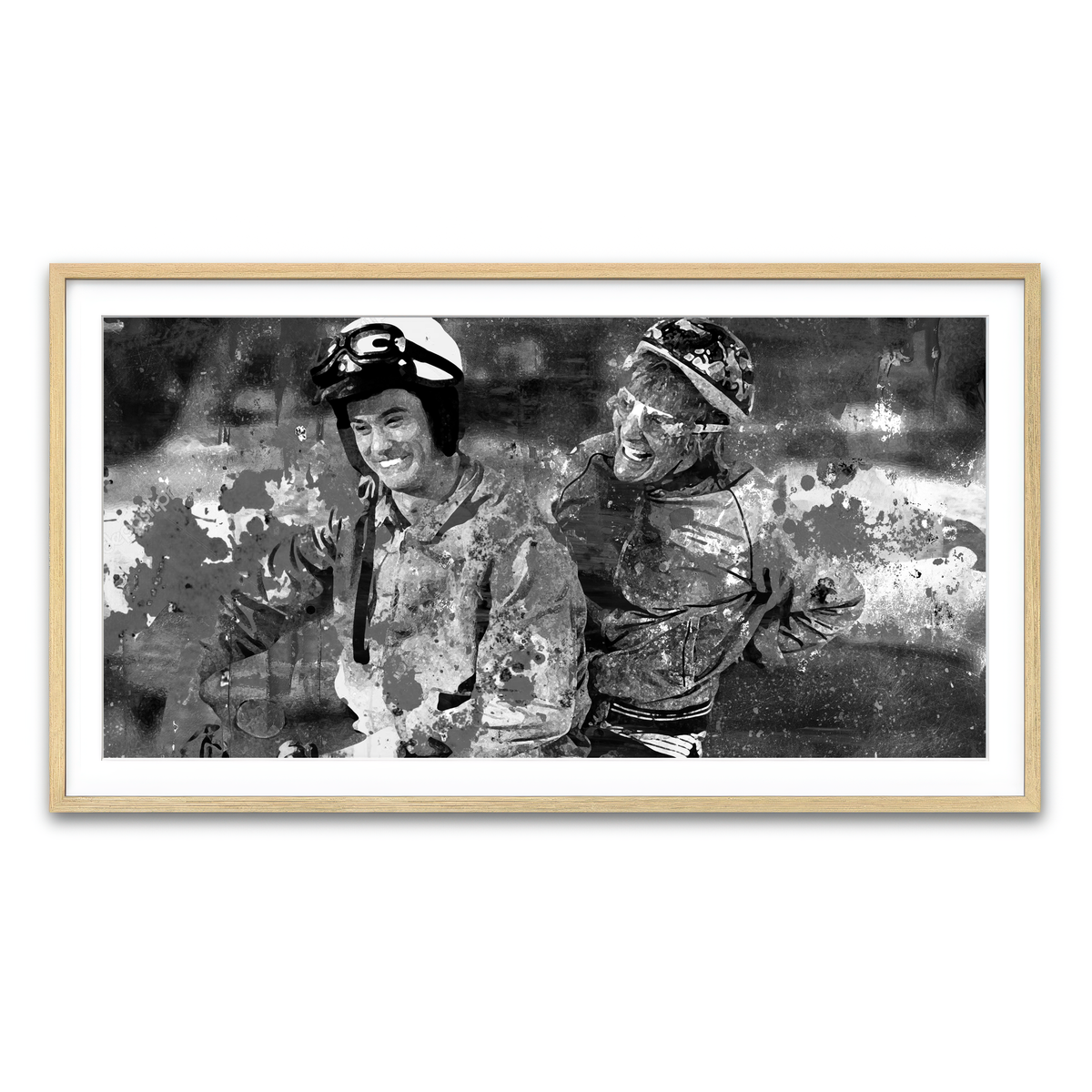 Framed Print 2x1 Natural