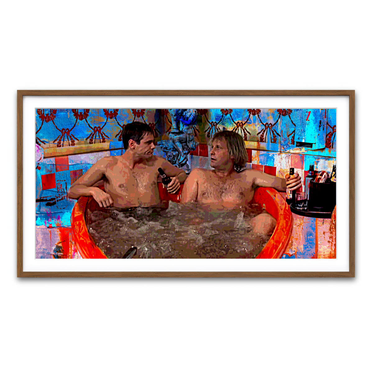 Framed Print 2x1 Walnut