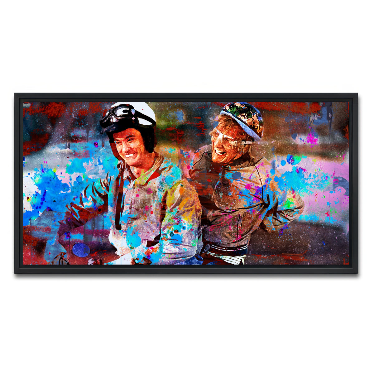 AUTO-MOCKUP WHITE | Dumb and Dumber | 1 Piece | Black Frame | group=2x1