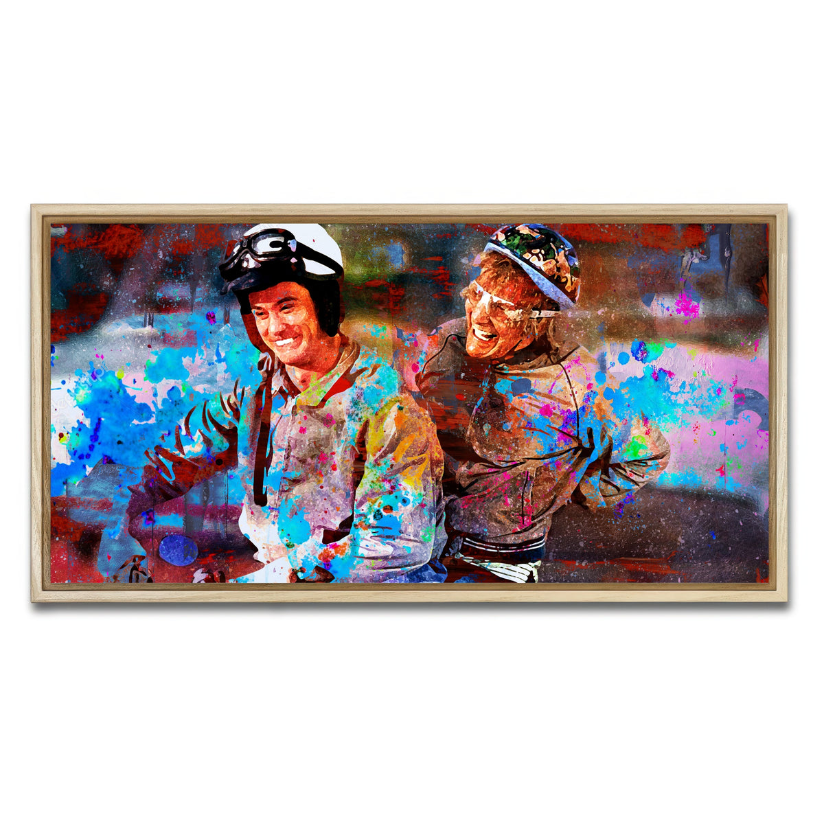 AUTO-MOCKUP WHITE | Dumb and Dumber | 1 Piece | Natural Frame | group=2x1