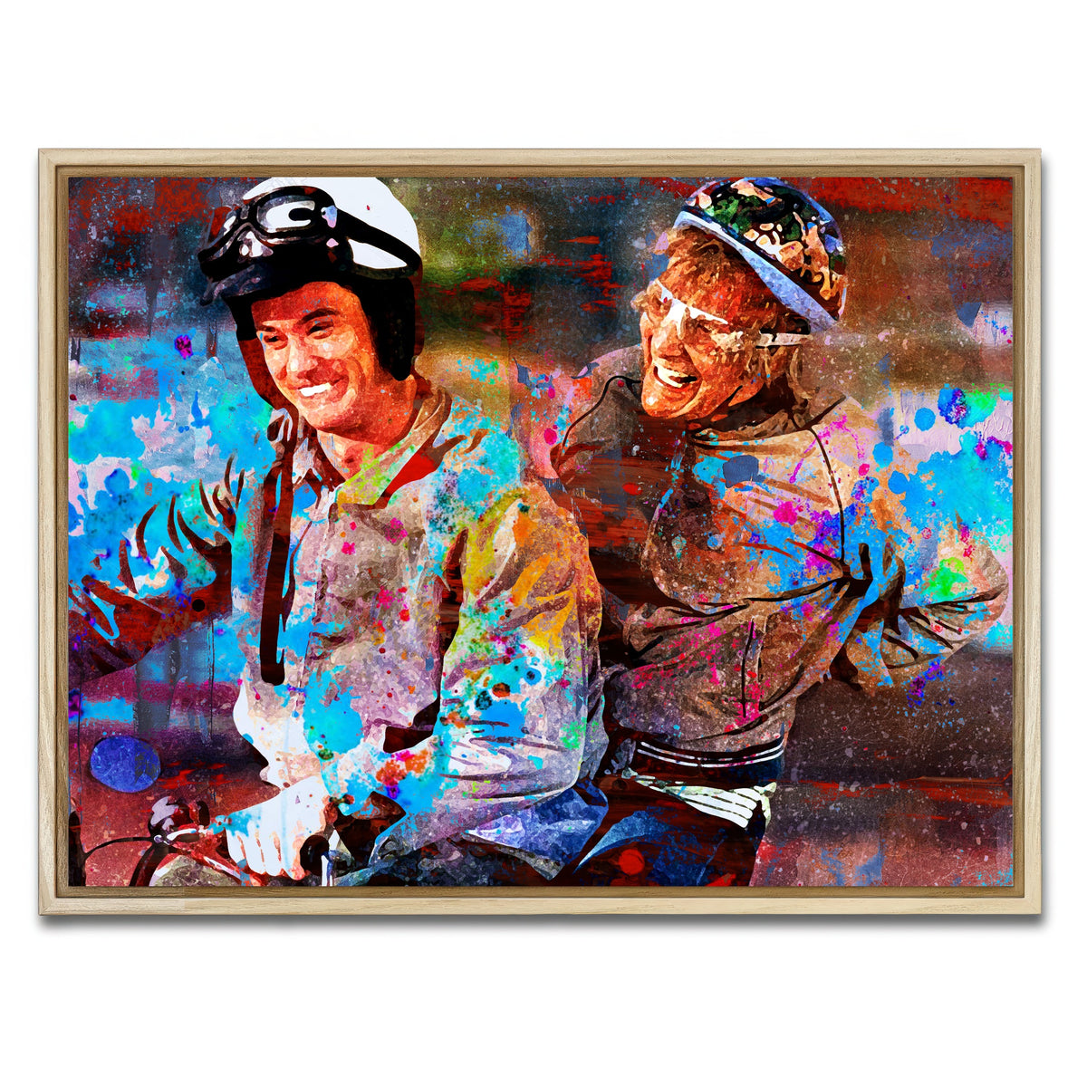 AUTO-MOCKUP WHITE | Dumb and Dumber | 1 Piece | Natural Frame | group=4x3