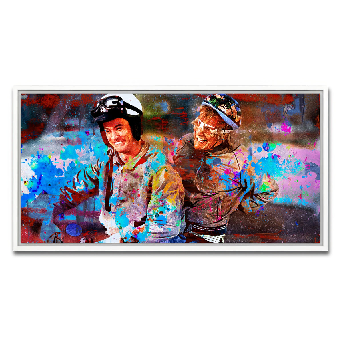 AUTO-MOCKUP WHITE | Dumb and Dumber | 1 Piece | White Frame | group=2x1