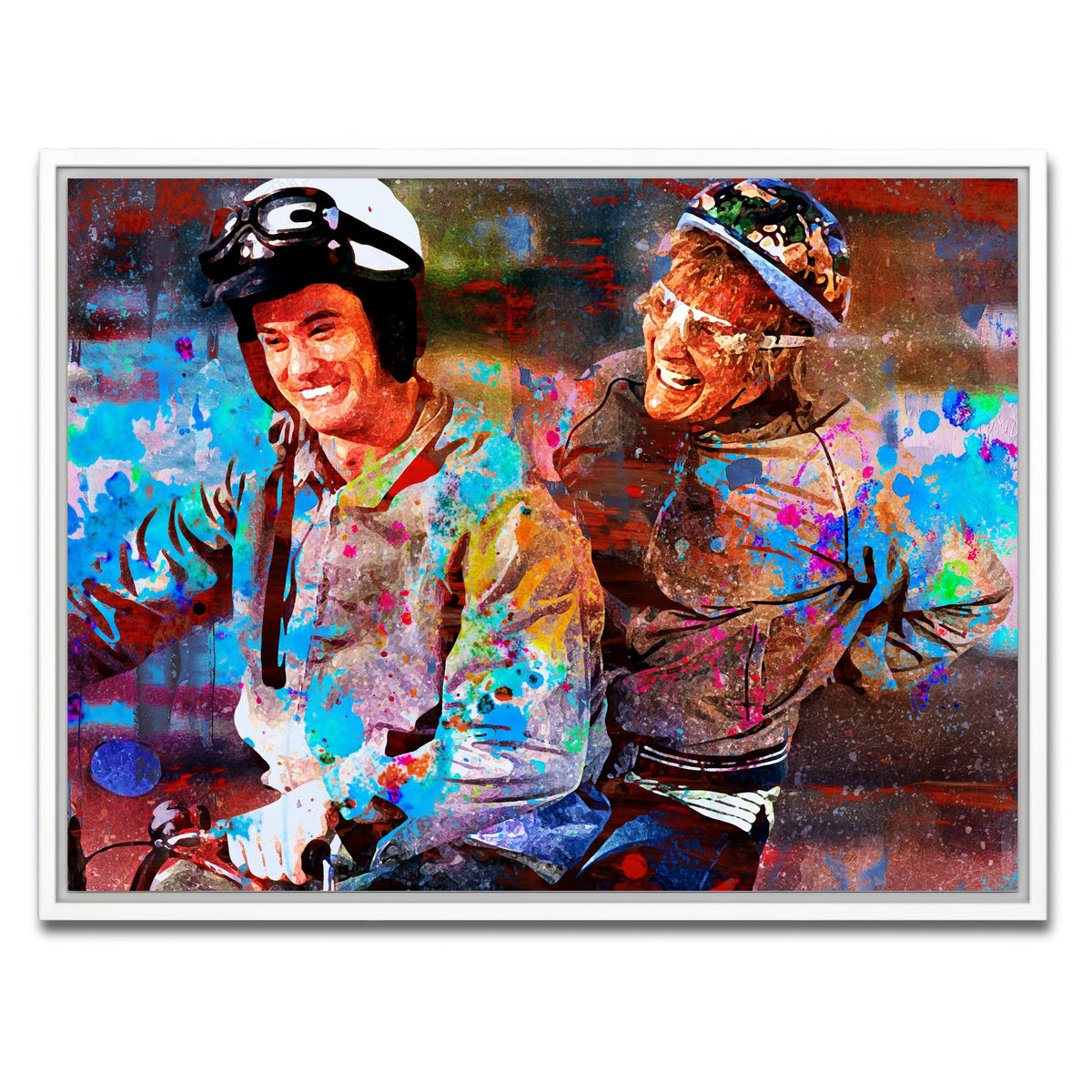 AUTO-MOCKUP WHITE | Dumb and Dumber | 1 Piece | White Frame | group=4x3