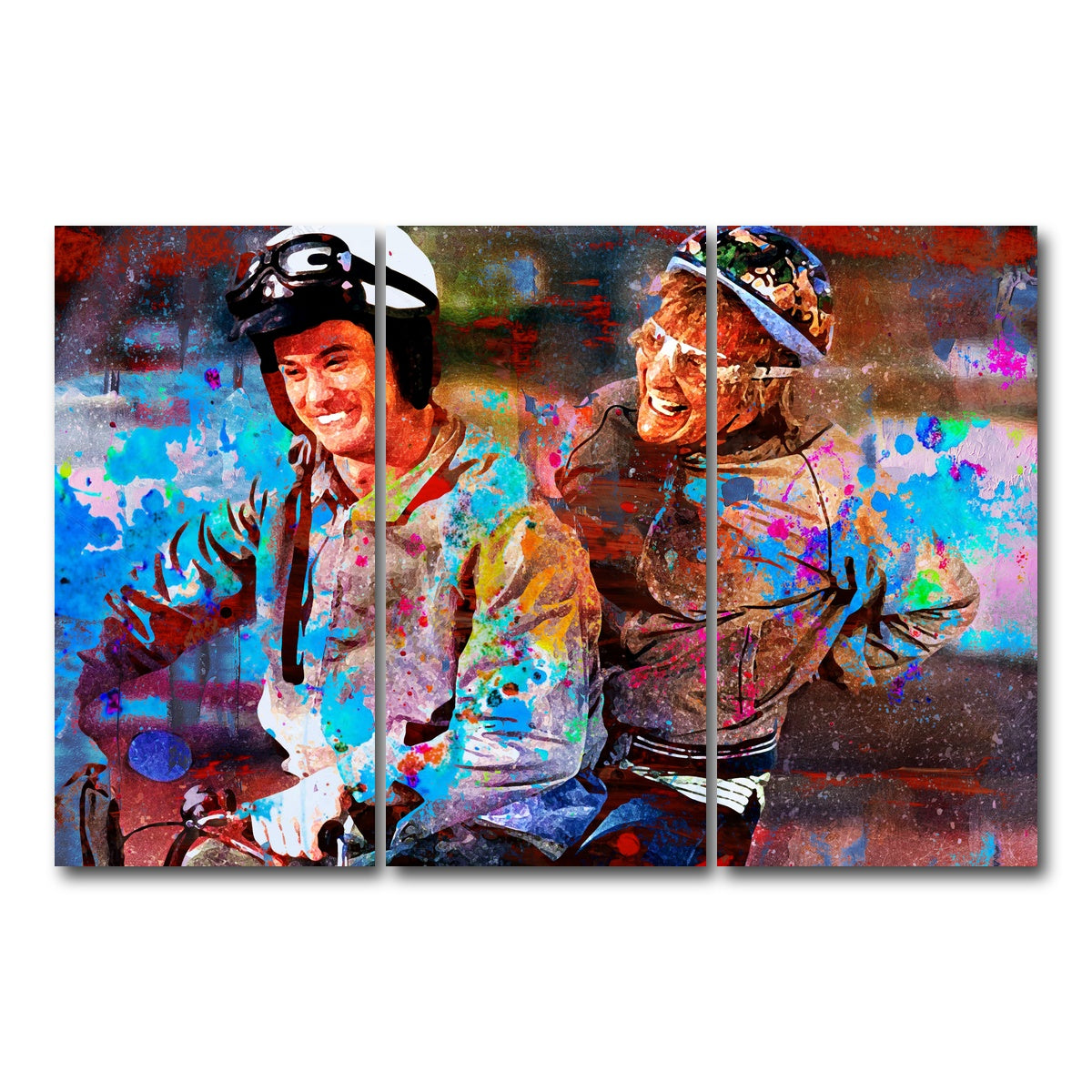 AUTO-MOCKUP WHITE | Dumb and Dumber | 3 Piece | Gallery Wrapped | group=12x24