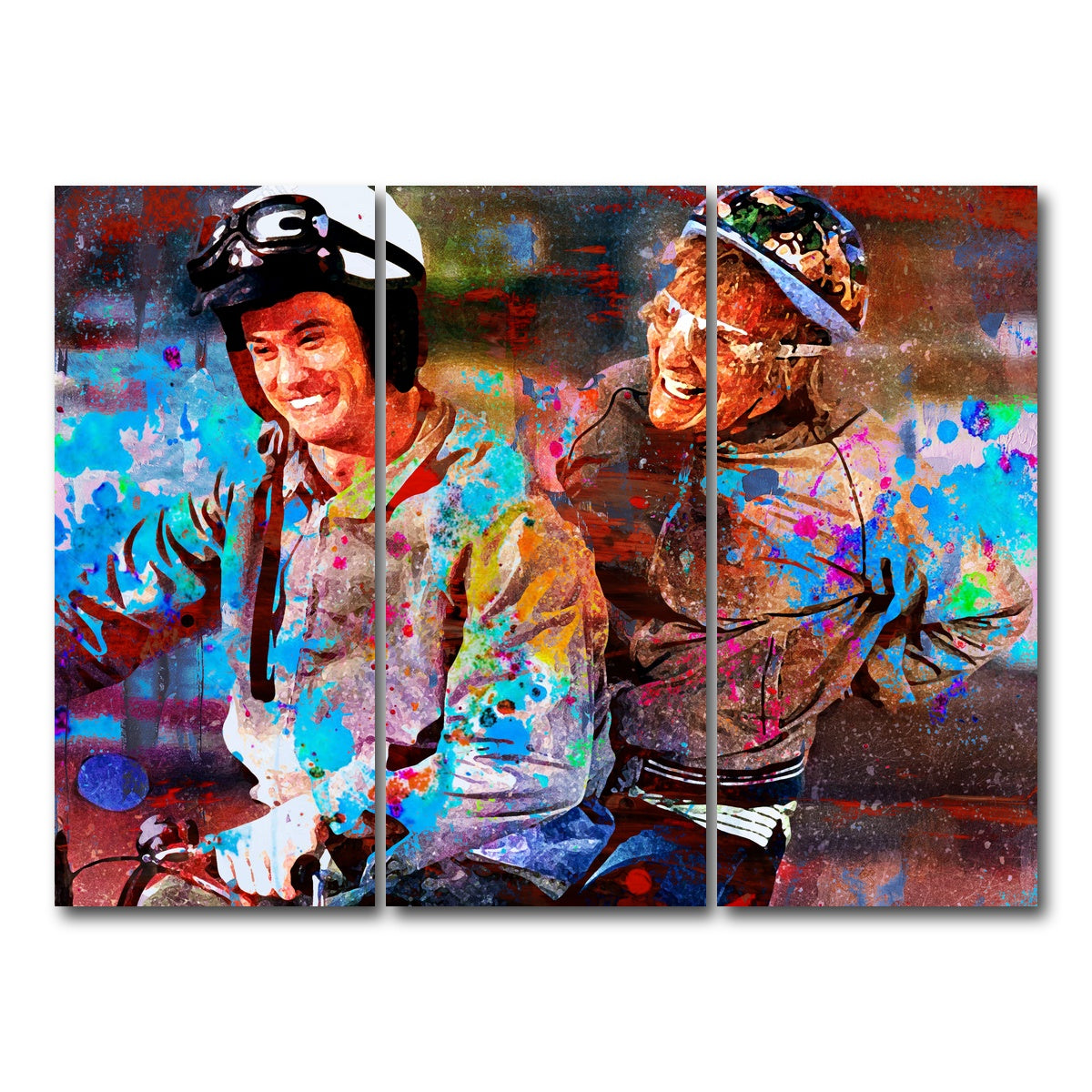 AUTO-MOCKUP WHITE | Dumb and Dumber | 3 Piece | Gallery Wrapped | group=8x18
