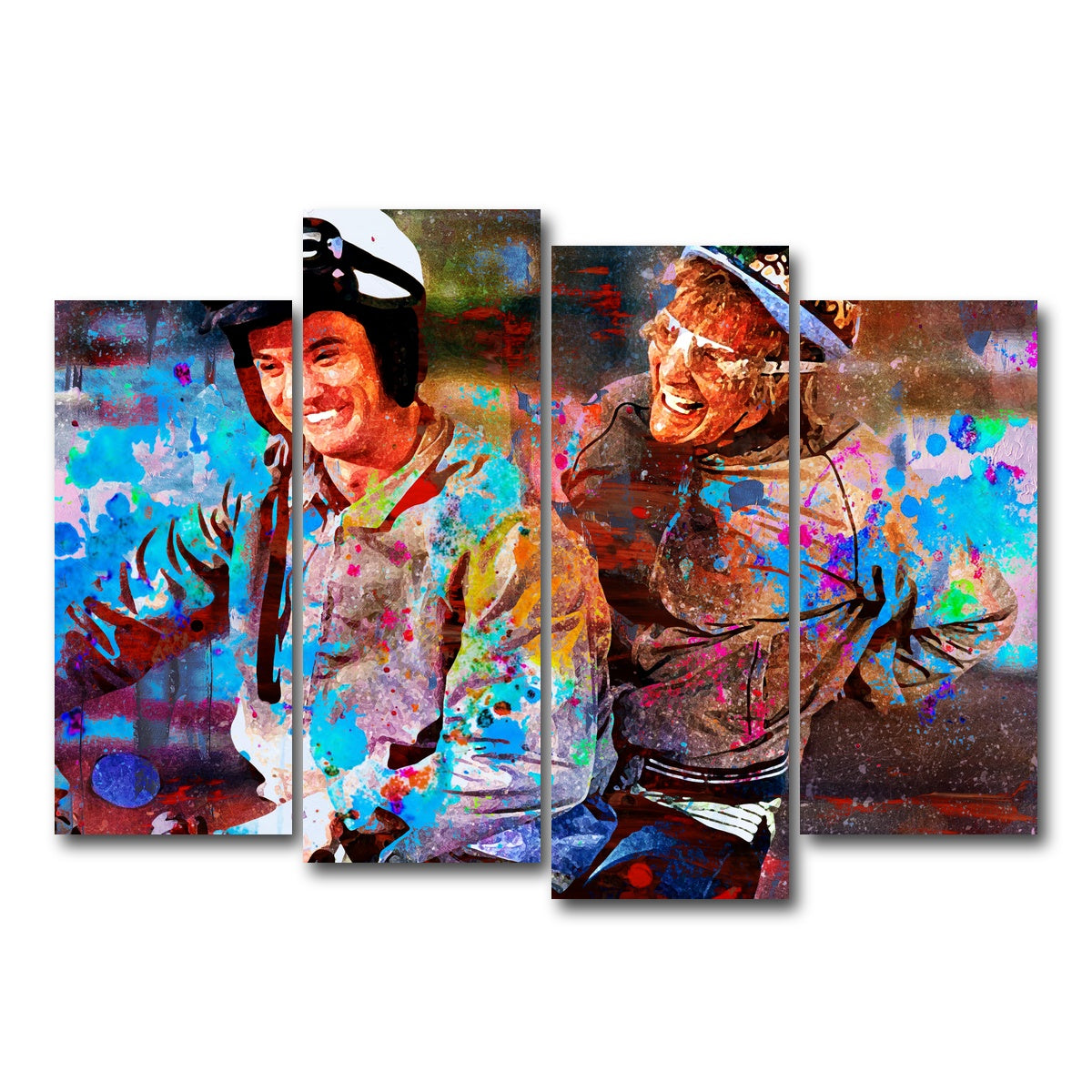 AUTO-MOCKUP WHITE | Dumb and Dumber | 4 Piece | Gallery Wrapped | group=4_normal
