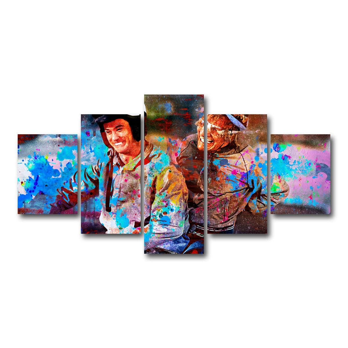 AUTO-MOCKUP WHITE | Dumb and Dumber | 5 Piece | Gallery Wrapped | group=5_short