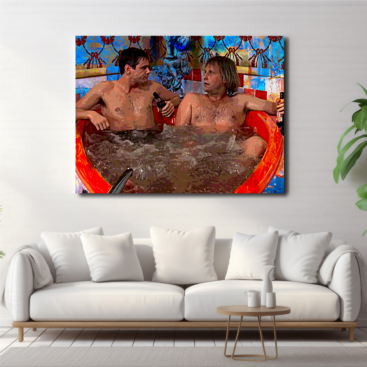 Dumb and Dumber Heart Tub Wall Art