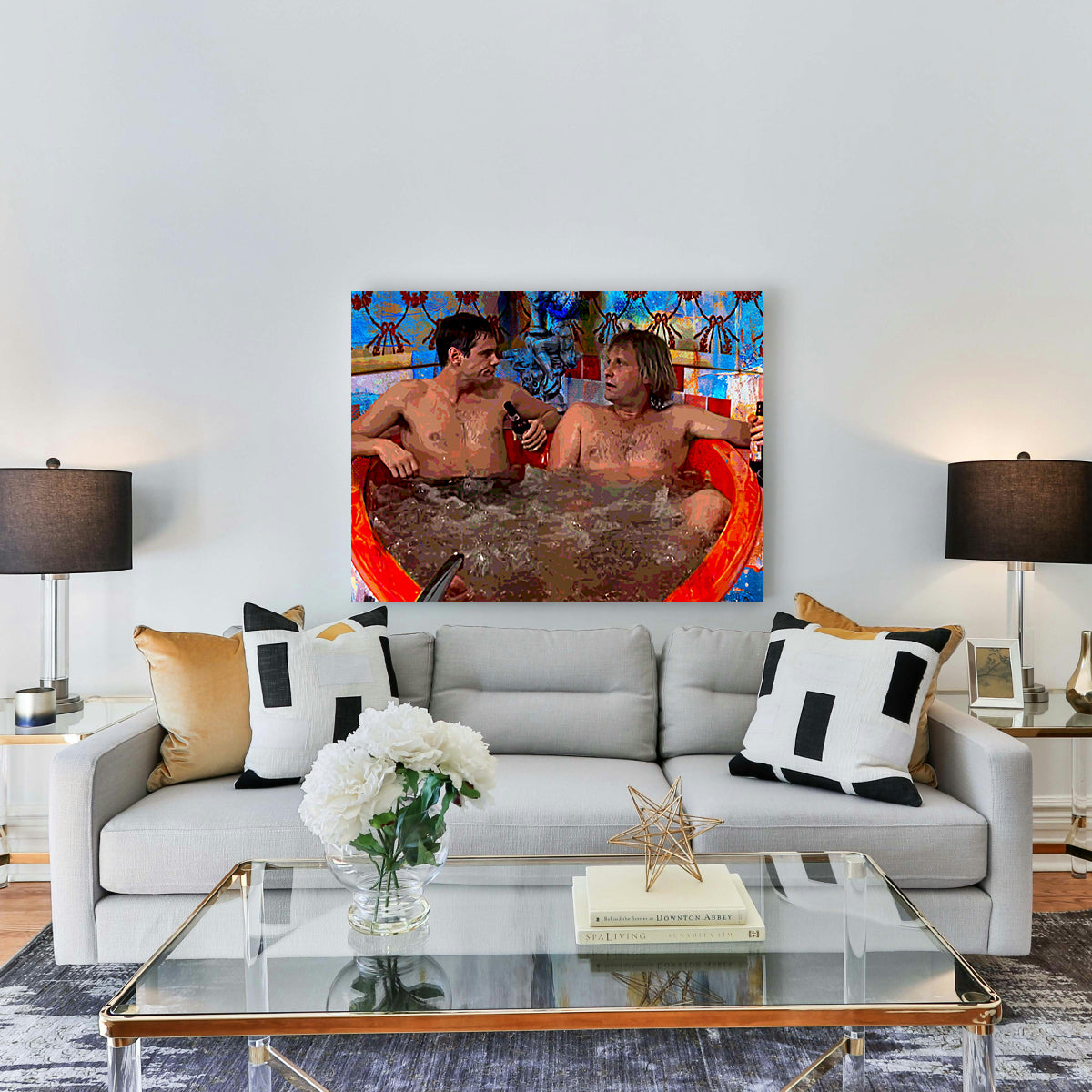 Dumb and Dumber Heart Tub Wall Art