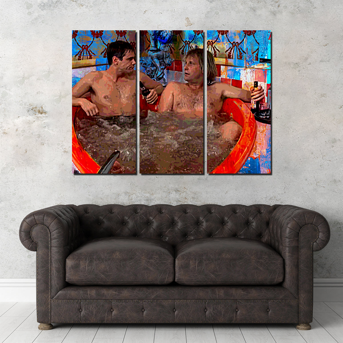 Dumb and Dumber Heart Tub Wall Art