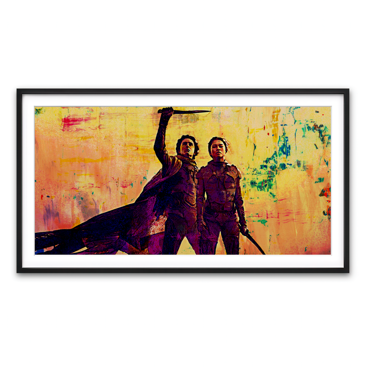 Framed Print 2x1 Black